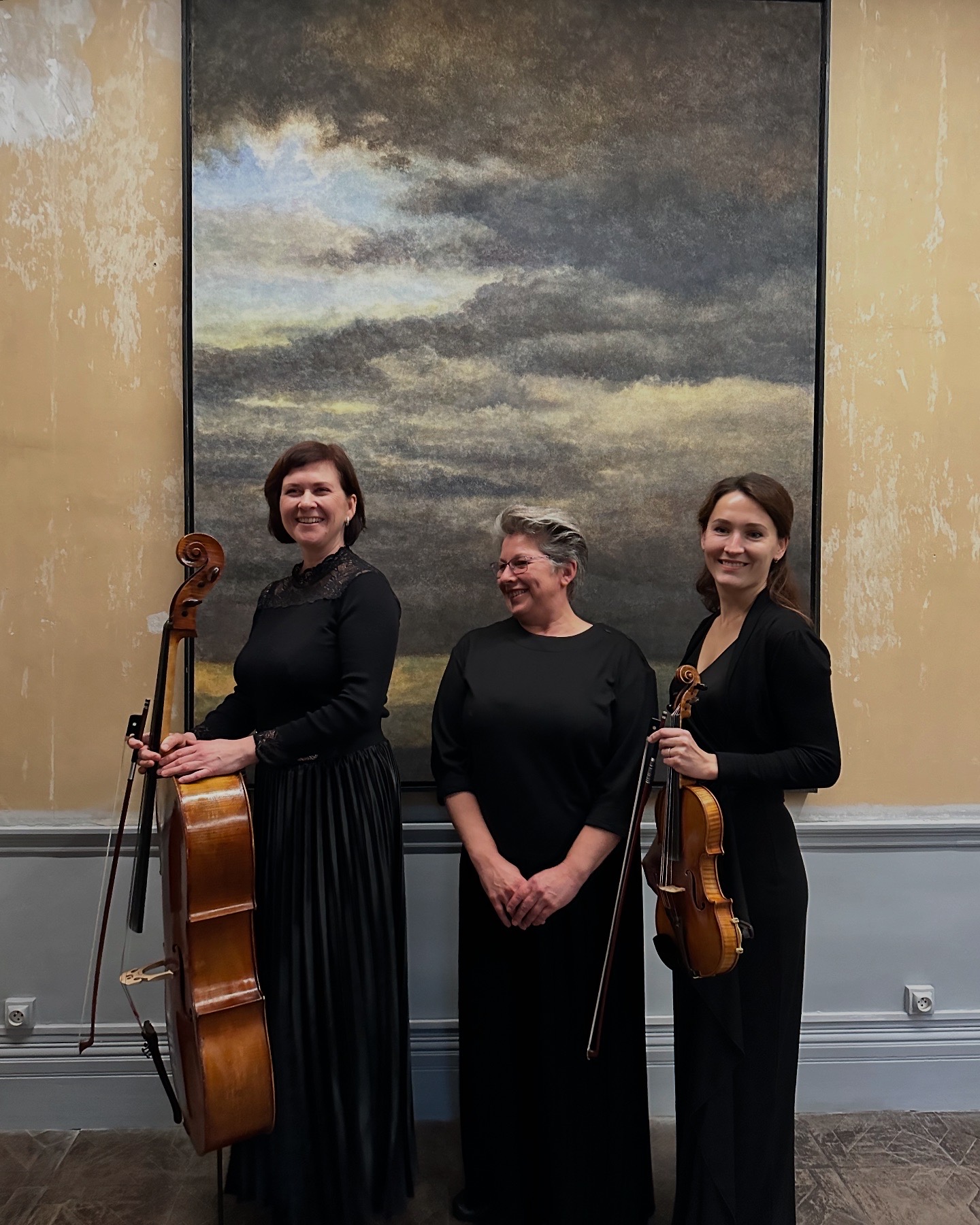 Trio à cordes féminin String Prod en prestation pour un événement privé sur la Côte d'Azur